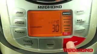 Индейка в сливках с грибами в мультиварке Redmond RMC M4502