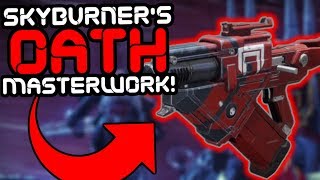 Destiny 2 - Skyburner's Oath Masterwork Challenge Guide, Stats, and Review!!