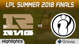 RNG vs IG Highlights Game 2 LPL Summer Finals 2018 Royal Never Give Up vs Invictus Gaming by Onivia