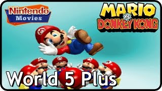 Mario vs. Donkey Kong - World 5 Plus Mystic Forest - 100% Walkthrough