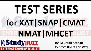 Test Series for XAT | CMAT | SNAP | NMAT | MHCET exams