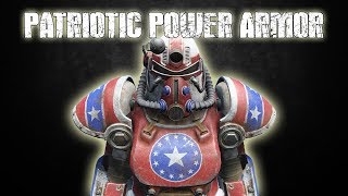 USA Patriotic Power Armor Paint Job | Fallout 4 Creation Club