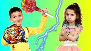 Кому достанутся ВСЕ Конфеты - решит Бейблэйд! Все серии подряд