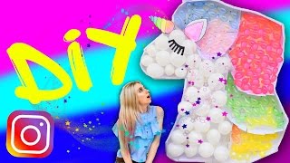 DIY ГИГАНТСКИЙ ЕДИНОРОГ КАК СДЕЛАТЬ КРУТЫЕ ФОТО В INSTAGRAM декор на день рождения своими руками