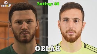 TOP FIFA 18 Players Whitout Real Face