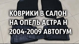 Коврики в салон на Опель Астра Н 2004 2009 Автогум