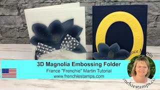 3D Magnolia Embossing Folder