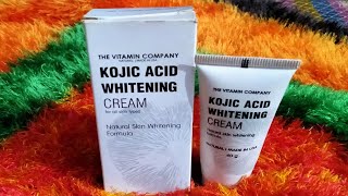 Kojic Acid Whitening Cream Honest Review | Madicated Whitening Cream In Pakitan