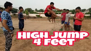High jump kaise kare SI Bihar Police / Viru Fouji Defence Academy