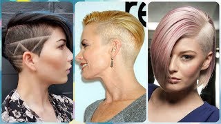 20+ modelos de ? cortes para mujer rapado de un lado