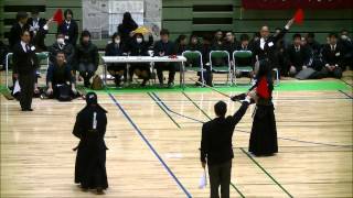 第24回全国高等学校剣道選抜大会神奈川県予選会(男子団体)　決勝　桐蔭vs東海相模 先鋒～大将