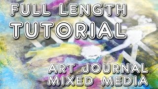 Studio Time 27 - My vintage art journaling technique (free workshop)!