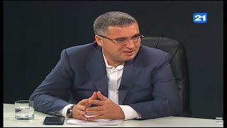 Лидер "Нашей Партии" Ренато Усатый гость программы "Главное" на телеканале TVC21