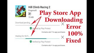 How to 100 % fix waiting for wifi error and Download pending error in Seconds.