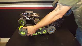Size comparison of the 4wd WLToys 12428 and 10428.