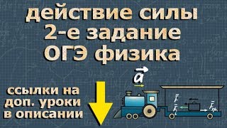 ДЕЙСТВИЕ СИЛЫ огэ по физике 2 задание 9 класс ФИПИ