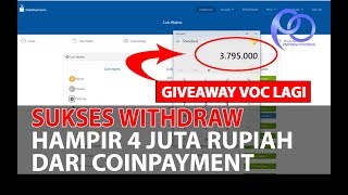 SUKSES WITHDRAW CoinpayMent, dan Cara Withdraw Pivot ke Indodax (GIVEAWAY)