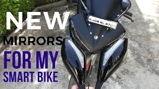 #yamaha #r15 #smartbike new mirrors for my smart bike || Rear View  Mirror Turn  LED Indicator