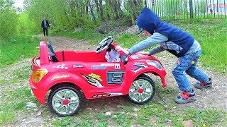 Транспорт для детей - Макс катается на машине - Тачки для детей