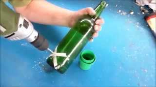 COMO PERFORAR UNA BOTELLA DE VIDRIO..(como perfurar uma garrafa)