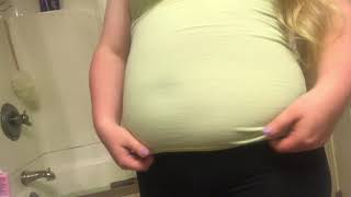 Belly Inflation After Dinner 2
