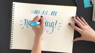 Sharpie Brush Markers vs Tombow Dual Tip Brush Pens