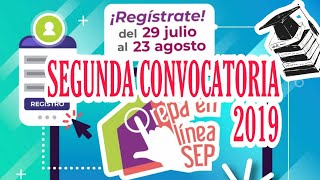 PREPA EN LINEA SEP!!! Por fin se ABRE CONVOCATORIA. 2DA 2019