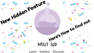 MIUI Lab : (MIUI 9.0.3.0) A new Hidden Feature is here ;What is it??; Here's How You can find it!!!!