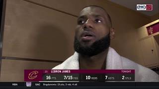 LeBron James isn't about "to go crazy" after a tough start to the Cavaliers' season