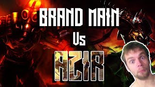 Road to Diamond Brand vs Azir - Season 8 gameplay