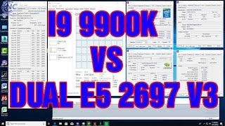 So sánh render i9 9900k vs Dual Xeon E5 2697 v3