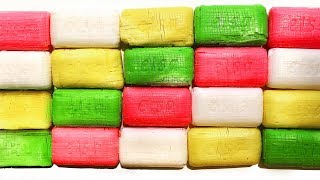 SOAP CUBES HAUL ASMR cutting video \ АСМР DRY SOAP carving | хрустящие кубики, резка сухого мыла P3