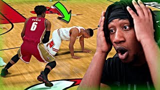 UNBELIEVABLE ANKLE SNATCHING CROSSOVER MADE HIM DO PUSH-UPS ON THE COURT!  - NBA 2K19 MyCAREER