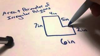 Math Tutorial: Area & Perimeter of Irregular Polygons