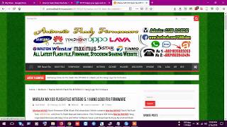 Marlax MX103 Flash File MT6580 5.1 Hang Logo Fix Firmware
