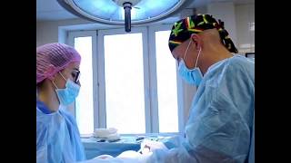 Операция по Винкельману при водянке левого яичка. Оперирует Горохов А.В. dr-gorohov.ru