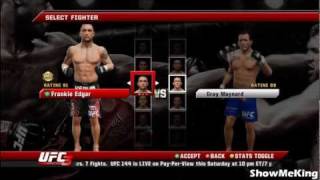 UFC Undisputed 3: Lightweight Division Roster - Championship Experience and Overall Rating