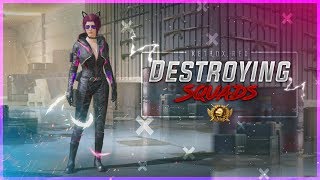 ? PUBG MOBILE LIVE - DESTROYING SQUADS LIKE A PRO || BOHT HARD BOHT HARD || #gg #chicken ?