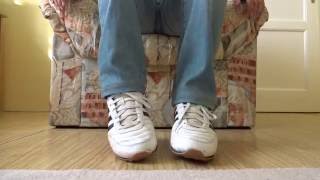 Sheer tan nylon socks with jeans