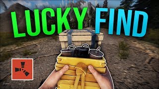 LUCKIEST LAST SECOND FARMING RUN FIND! - Rust Solo Survival #2