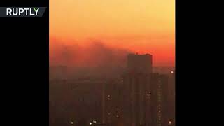 На техническом объекте Службы внешней разведки в Москве произошёл пожар