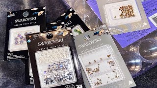 Haul | Swarvoski Crystals from Michaels Arts and Crafts Store For Nail Art & DIY Craft Ideas