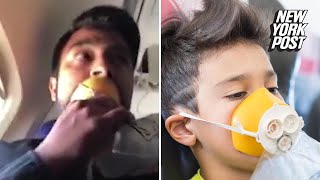 Airplane oxygen masks were used incorrectly during emergency landing | New York Post