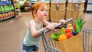 Adley in charge of Grocery Shopping ?