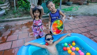 Trò Chơi Thiếu Nhi - Bé Nhím Đi  Tập Bơi Cùng Các Bạn - Đò Chơi Trẻ em