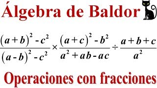 Operaciones con fracciones. Multiplicación y división combinadas. Baldor 136_9 y 10