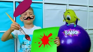 Покупаю все, что нарисуешь! Хелпик придумал веселый ЧЕЛЛЕНДЖ для Ромы!