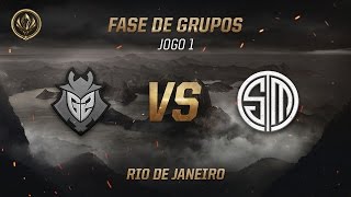 G2 x TSM (Fase de Grupos - Jogo 1 - Dia 3) - MSI 2017