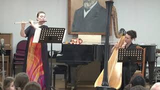 М. Мияги "Море весной" Исп. Елена Исаева (флейта), Мария Кулакова (арфа)