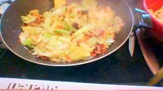 HIGHLY REQUESTED: Down home cabbage & bacon! Now we are cooking!